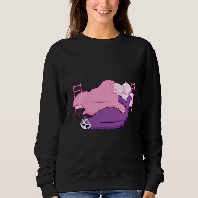 Lazy Sloth 58 T Shirt (Framsida)