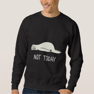 Lazy Sloth för kvinnor och Ki Lång Ärmad Tröja