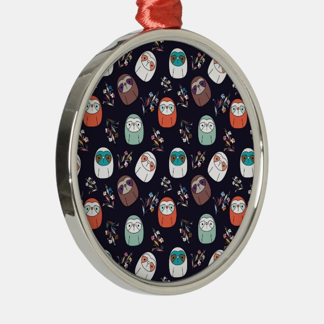 Lazy Sloth Julgransprydnad Metall (Höger)