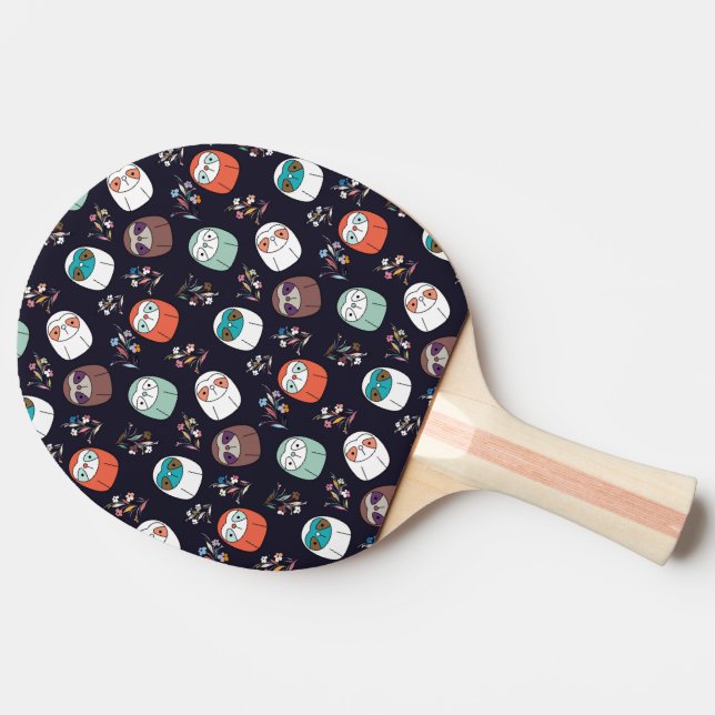 Lazy Sloth Pingisracket (Baksidan )
