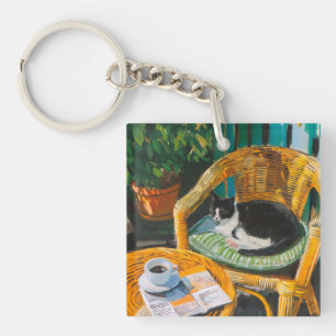 Lazy Söndag God Mysigt katt- och kaffefärgning
