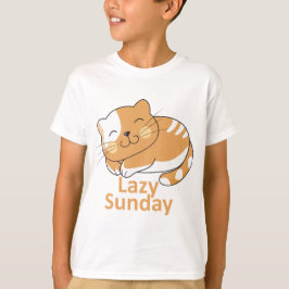 "Lazy Söndag, Lycklig Heart T Shirt