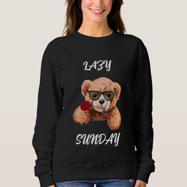 Lazy Sunday Sunday Mood Stay Cozy Weekend Vibes Ch T Shirt (Framsida)