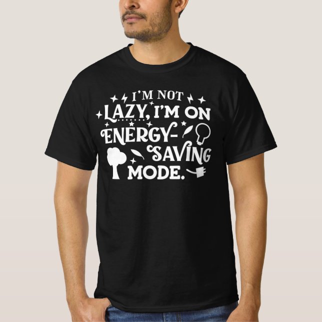 Lazy- T Shirt (Framsida)