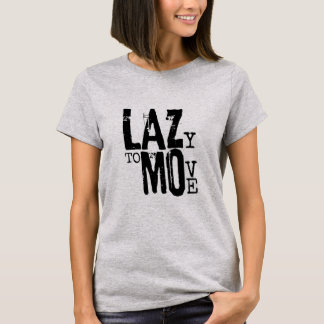 LAZY TO FLVE Womens Basic T-Shirt