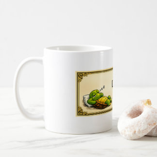 lazy turtle diploma kaffemugg