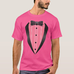 Lazy Tuxedo Rosa Costume Easy Bow Tie Outfit Conce T Shirt