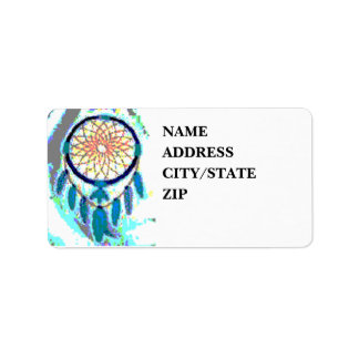 "Lazy Vatten" Adressetikett