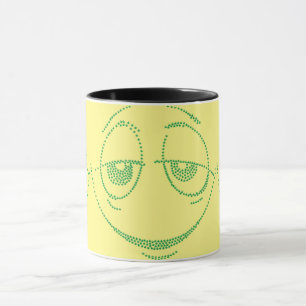 Lazyass leende emoji mugg