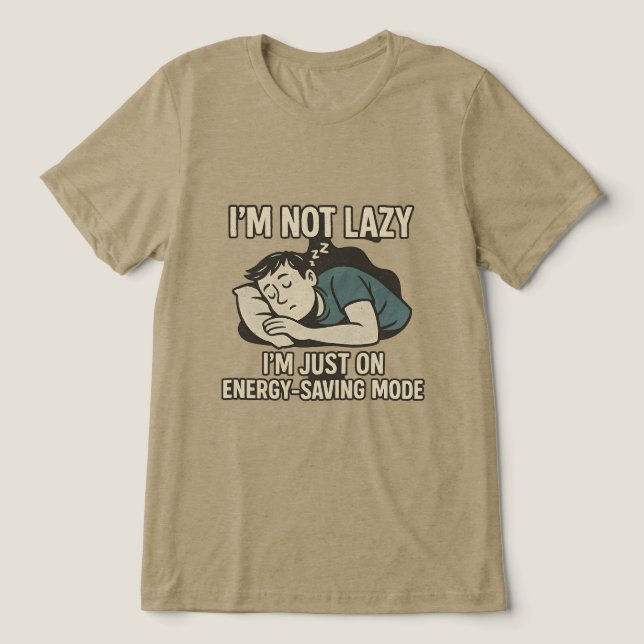 lazyben t shirt (Design Framsida)