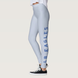 LB Eagles Blå Grå Skolanda Kläder Leggings