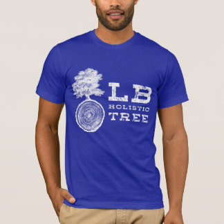 LB Holistic Träd White Font T Shirt
