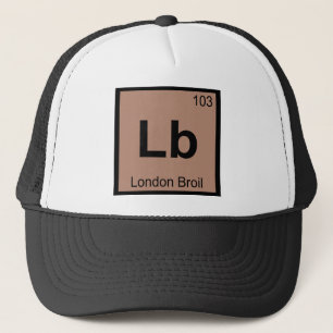 Lb - London Broil Kemi Periodiska Systemet Symbol Truckerkeps