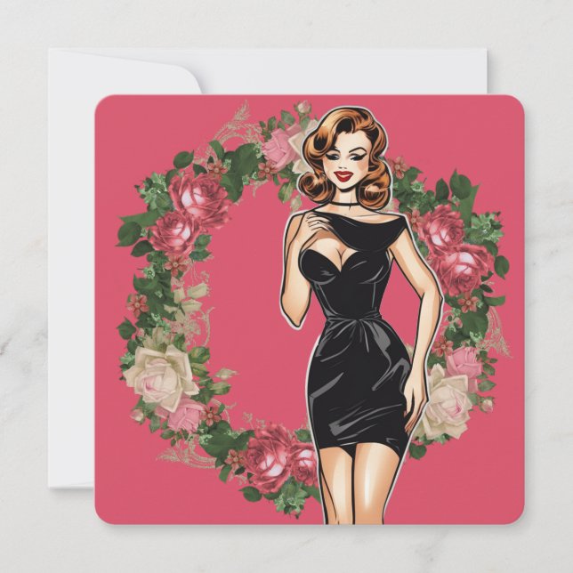 LBD Grace: Tidsfri status för alla lägen Inbjudningar (Framsida)