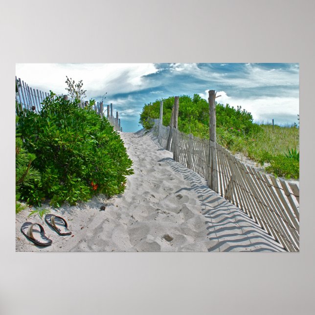 LBI Beach-scen Poster (Framsidan)