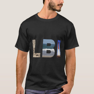 Lbi Long Beach Island Nj Photo Beach Ocean Lightho T Shirt