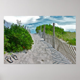LBI-strandplats Poster