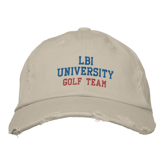 LBI UNIVERSITETEN HANDEMARKERADE EMBROIDERED HAT BRODERAD KEPS (Framsida)