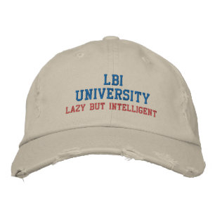 LBI UNIVERSITETEN HANDEMARKERADE EMBROIDERED HAT BRODERAD KEPS