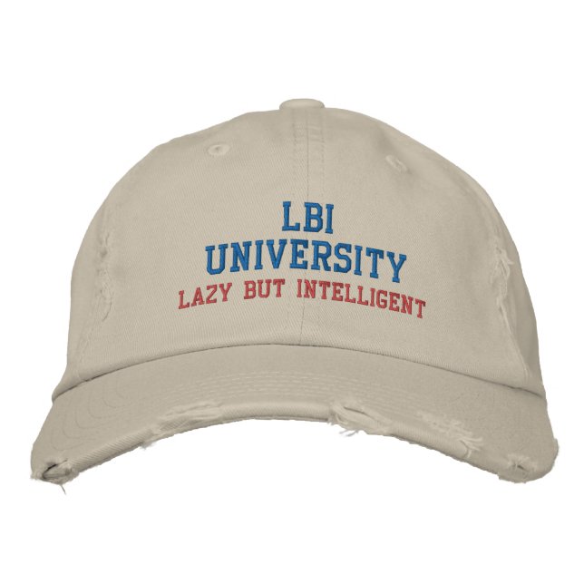 LBI UNIVERSITETEN HANDEMARKERADE EMBROIDERED HAT BRODERAD KEPS (Framsida)