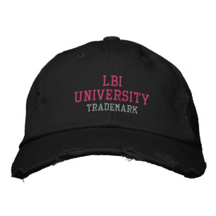 LBI UNIVERSITETEN HANDEMARKERADE EMBROIDERED HAT BRODERAD KEPS