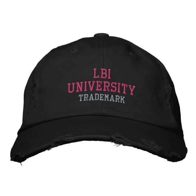 LBI UNIVERSITETEN HANDEMARKERADE EMBROIDERED HAT BRODERAD KEPS (Framsida)