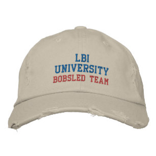 LBI UNIVERSITETEN HANDEMARKERADE EMBROIDERED HAT BRODERAD KEPS