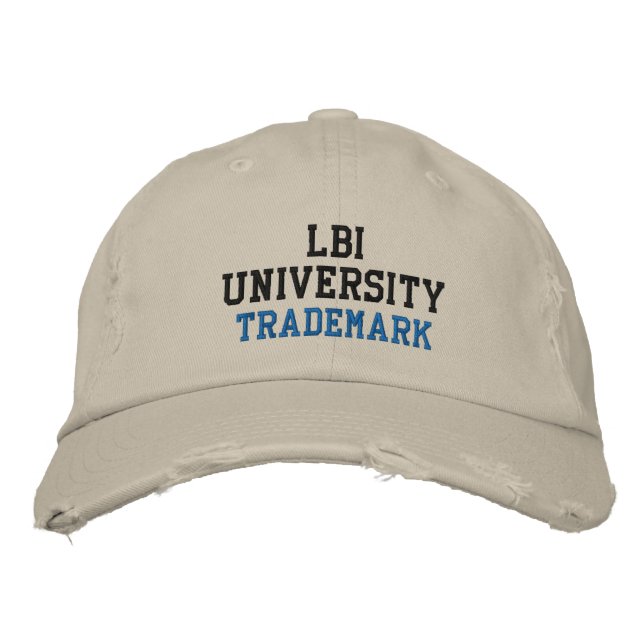 LBI UNIVERSITETEN HANDEMARKERADE EMBROIDERED HAT BRODERAD KEPS (Framsida)