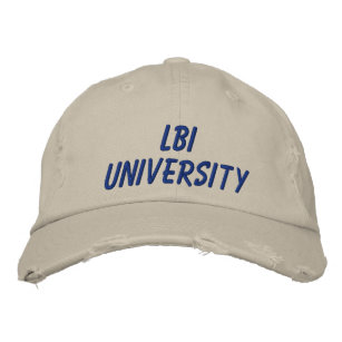 LBI UNIVERSITETEN (REG TRADEMARK) EMBROIDERED CAP BRODERAD KEPS