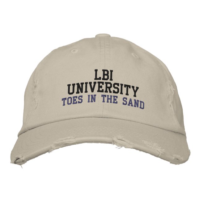 LBI UNIVERSITETEN (REG TRADEMARK) HAT BRODERAD KEPS (Framsida)