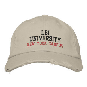 LBI UNIVERSITETEN TM BRODERAD KEPS