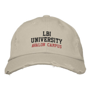 LBI UNIVERSITETEN (TM) EMBROIDERED HAT BRODERAD KEPS