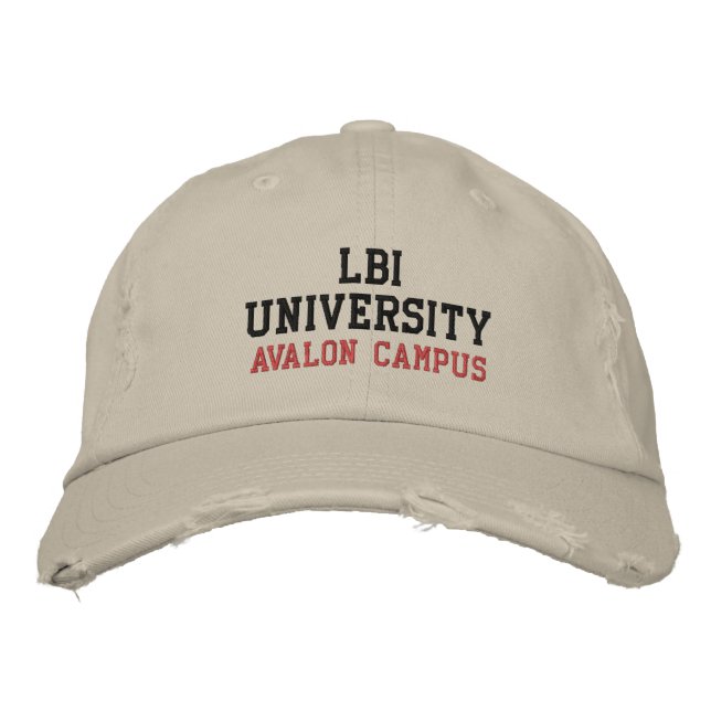 LBI UNIVERSITETEN (TM) EMBROIDERED HAT BRODERAD KEPS (Framsida)