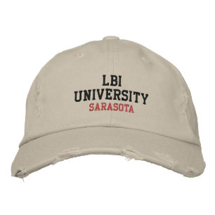 LBI UNIVERSITETEN (TM) EMBROIDERED HAT BRODERAD KEPS