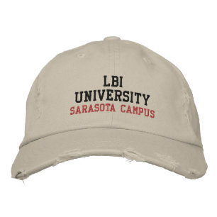 LBI UNIVERSITETEN (TM) EMBROIDERED HAT BRODERAD KEPS