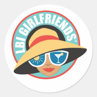 LBIG Round Sticker Runt Klistermärke