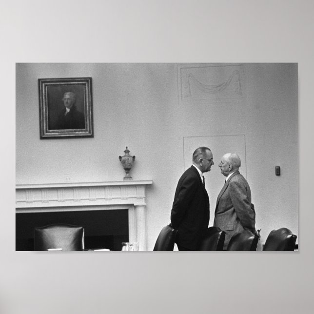 LBJ Ge behandlingen Poster (Framsidan)