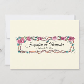 LC Infoga Audrey Jeananes uttryck Calligraphy Inbjudningar