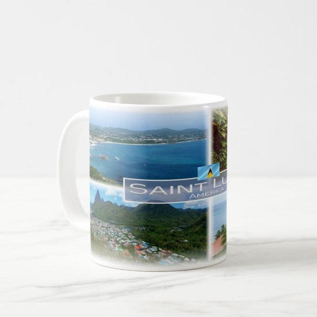 LC Saint Lucia - Kaffemugg (Framsida vänster)