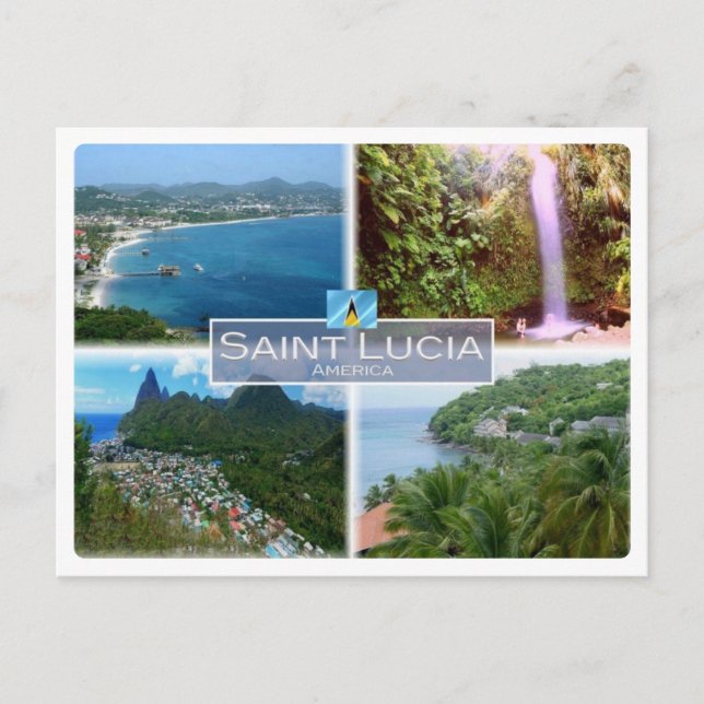 LC Saint Lucia - Vykort (Framsida)