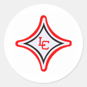 LC-stjärna på 1,5-tums etikett