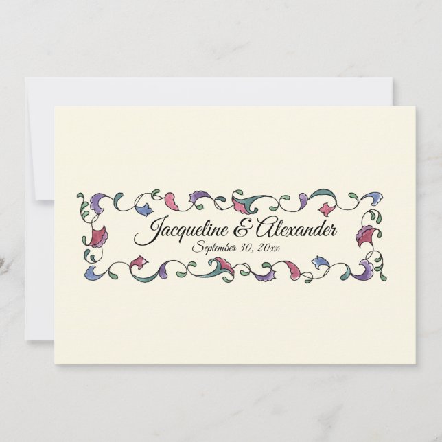 LC Swirls Audrey Jeannes uttryck Calligraphy (Framsida)