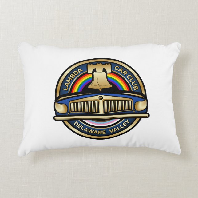 LCCI DelVal Dekorativ kudde (vit) (Framsidan)