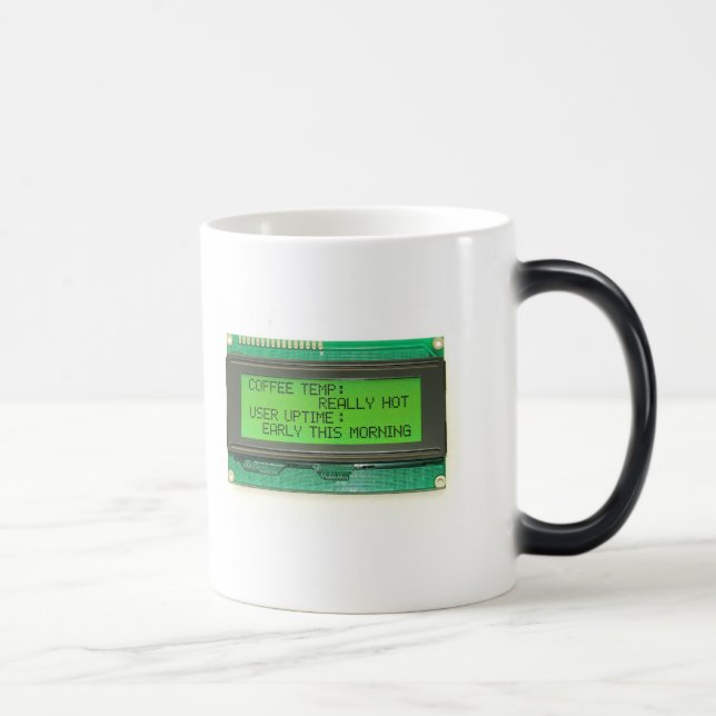 LCD Smartie - kaffe LCD Magisk Mugg (Höger)