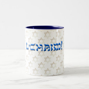 L'Chaim Två-Tonad Mugg