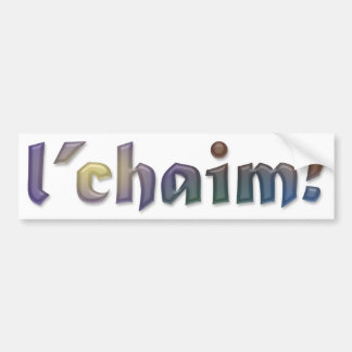 l'chaimbildekal [till LIV!] Bildekal