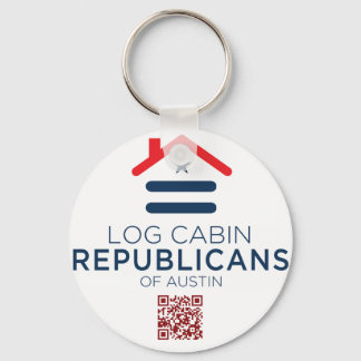 LCR Austin Keychain - Round - New Logotyp Nyckelring