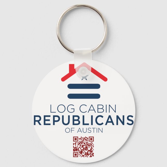 LCR Austin Keychain - Round - New Logotyp Nyckelring (Framsida)