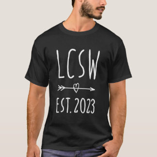 Lcsw Graduation 2023 Clinical Social Worker T Shirt