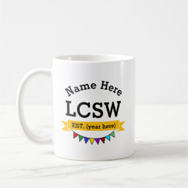 LCSW-mugg Auktoriserad Klinisk Socialarbetare  Kaffemugg